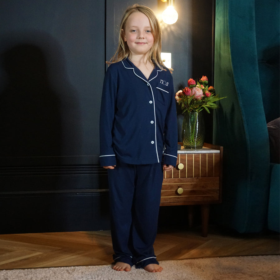 Navy Kids Pyjama Set